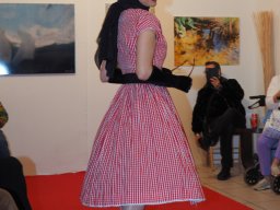 Fashion Show in der Contemplor Galerie Wien am 14. 03. 2024